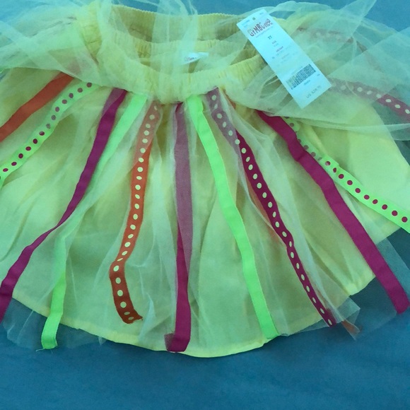 Gymboree tulle skirt yellow size 3T - Picture 5 of 5